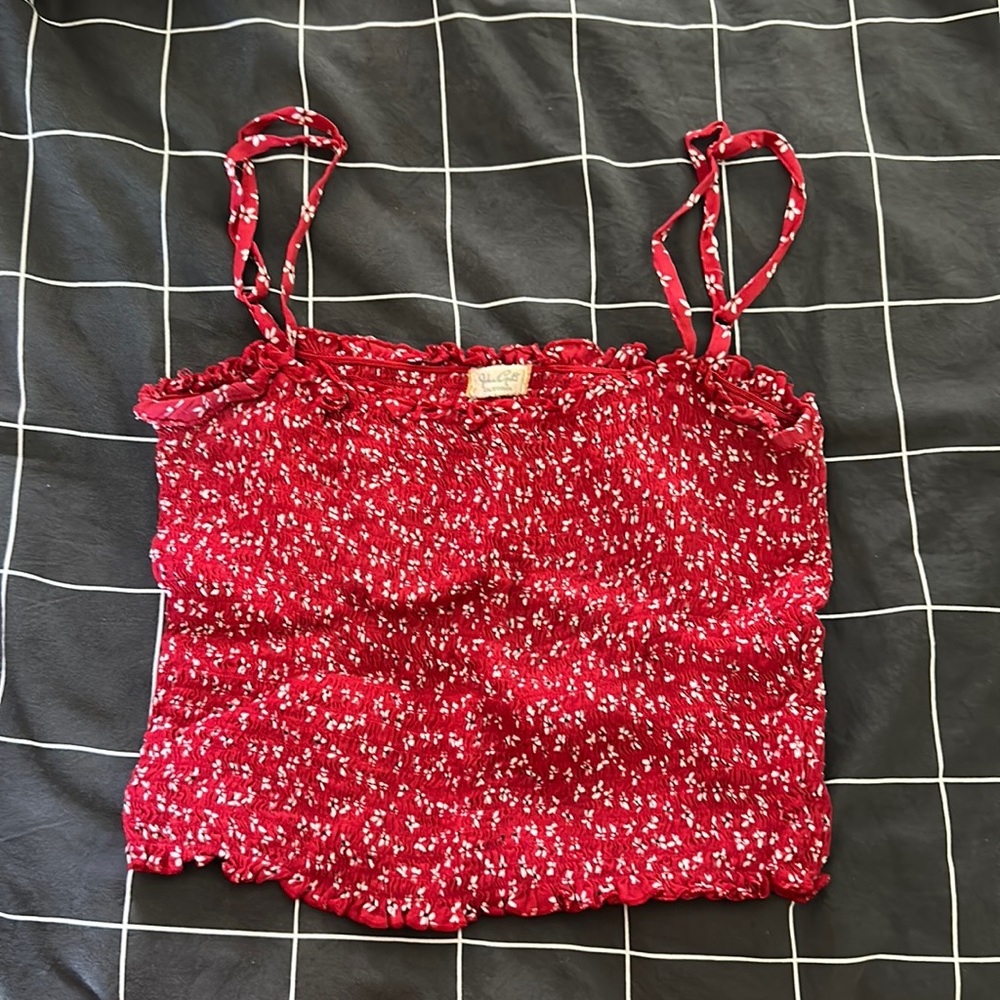 flower bandeau top